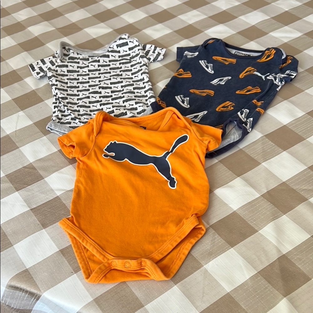 Puma Orange Bodysuit Vibrant One Piece
